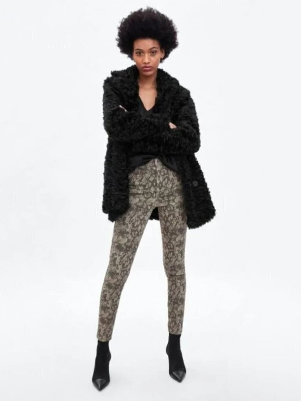 ZARA snake skin jeans